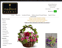 Tablet Screenshot of medfordfloral.com